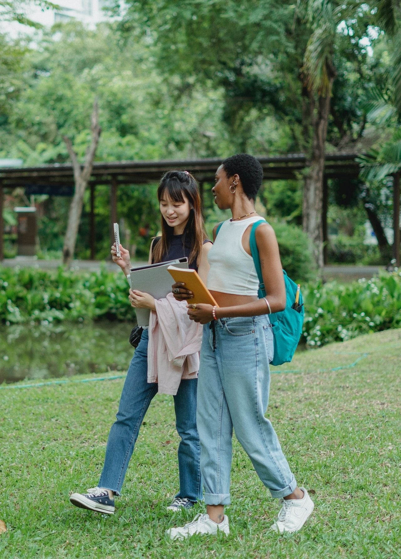 Photo of two students