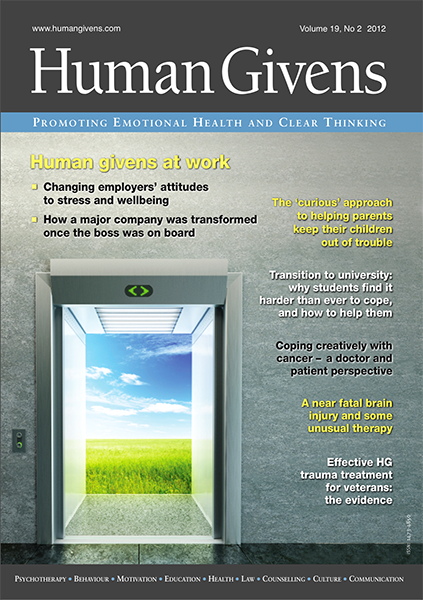 Human Givens Journal - Volume 19, No 2 - 2012
