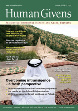 Human Givens Journal – Vol 20, No. 1: 2013