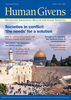 Human Givens Journal - Volume 13, No. 2, 2006