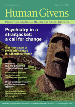 Human Givens Journal - Volume 13, No. 4, 2006
